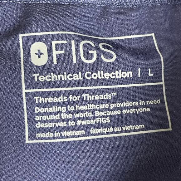 FIGS Zamora Joggers - Navy Blue -‎ Size L - Drawstring Medical Scrubs - Picture 7 of 9